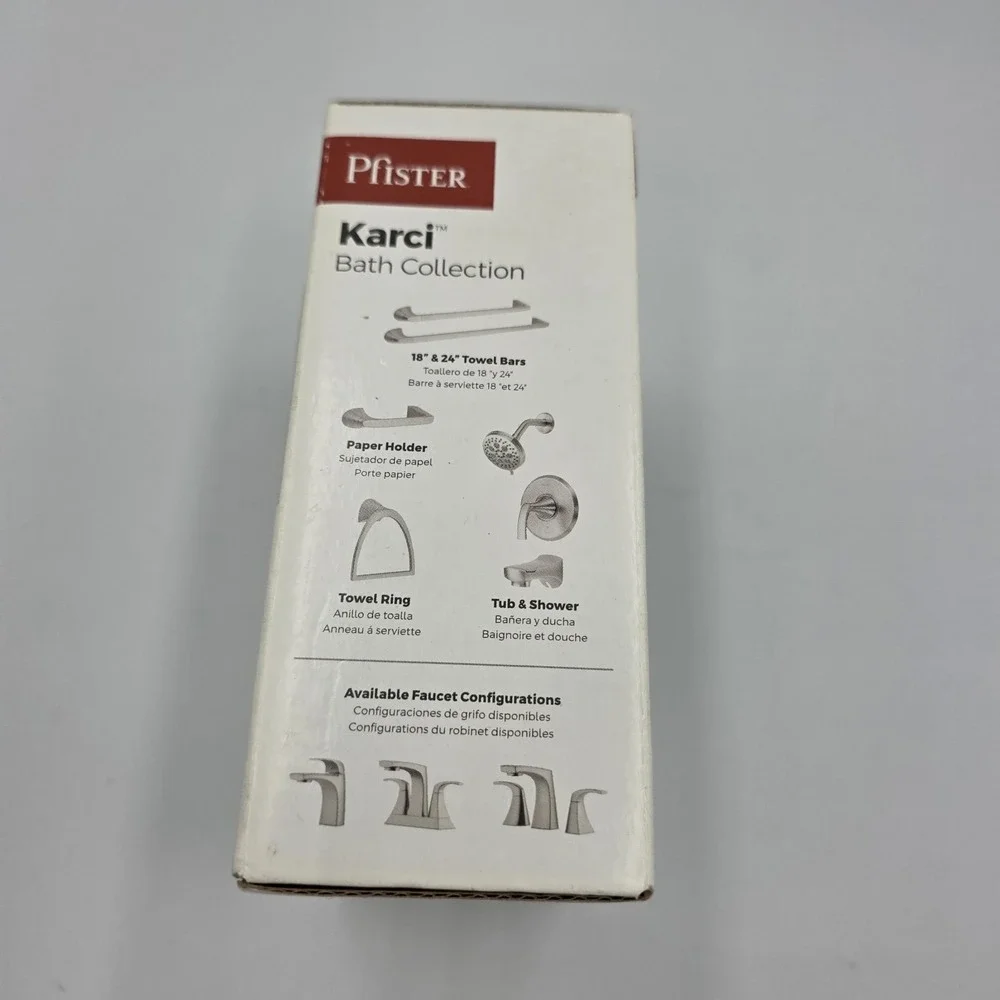 Pfister Karci Spot Defense Brushed Nickel‎ Finish Robe Towel Hook BRH-KA0GS